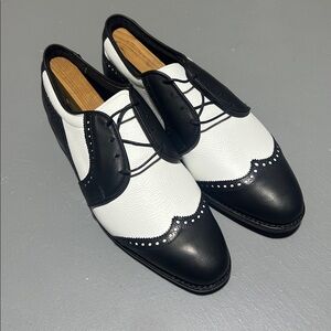 (NEW) Allen Edmonds Honors Collection Fort Worth 2.0 Premium Leather Golf Shoes